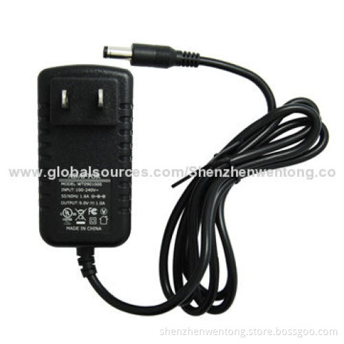 9W UL Plug Regulated DC Power Supplies for Digital Products